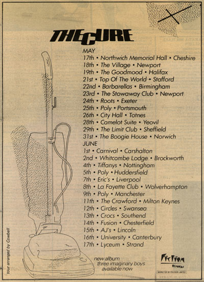 Three Imaginary Boys Tour - UK #7