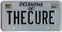 1/1/2000 Car  License Tag - Oklahoma (THECURE)