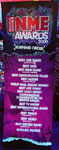 2/25/2009 NME Awards - Running Order Sheet
