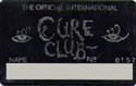 1/1/1984 Cure Fan Club Card