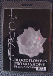 Bloodflowers Promo Shows