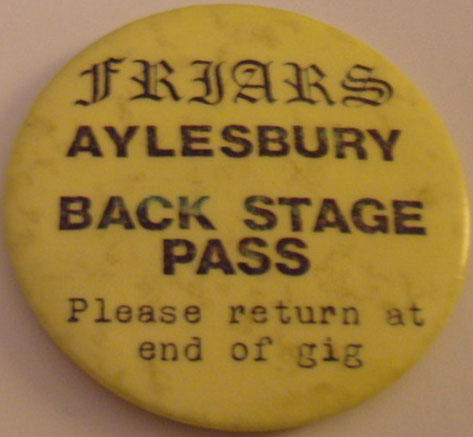 Aylesbury, England (Back Stage) #2