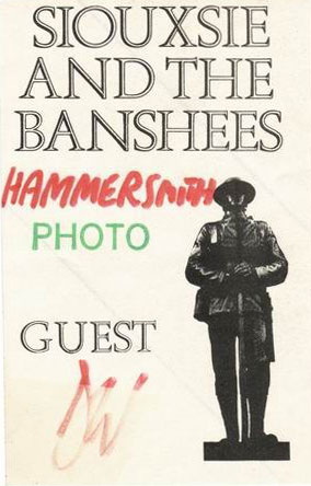 London, England (Photo Guest, Cure Support Siouxsie And The Banshees)