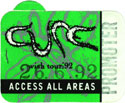 6/26/1992 ?, California (Access All Areas - Promoter)