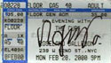 2/28/2000 New York, New York Ticket Stub (Robert)