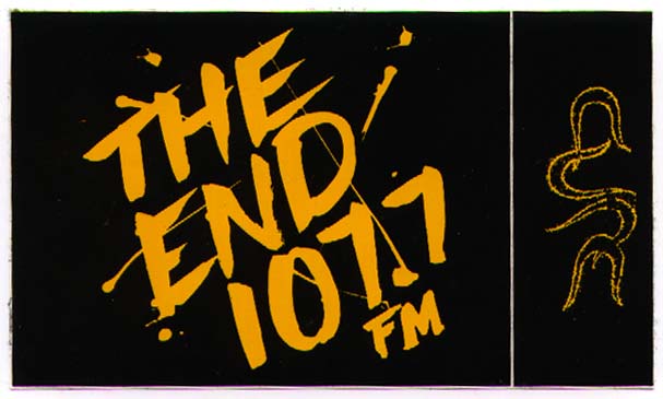 The End 107.7 FM Cure Sticker
