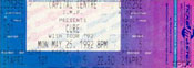 5/25/1992 Landover, Maryland (Unused)