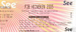 8/5/2005 Benicassim, Spain (Unused, Different)