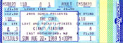 8/20/1989 East Rutherford, New Jersey (Unused, Different)