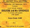 9/12/1979 Bradford, England (Siouxsie And The Banshees W/Robert)