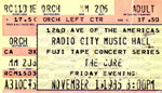 11/1/1985 New York, New York