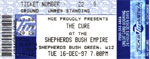 12/16/1997 London, England (Unused, Different)