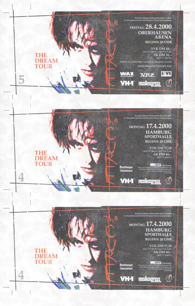 Oberhausen, Germany (Ticket Proof Sheet)