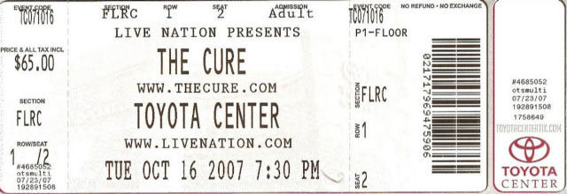 Houston, Texas (Unused, Rescheduled 6/9/2008)