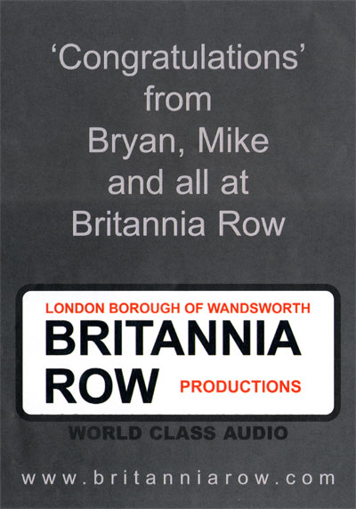 25 Year Cure Anniversary - Britannia Row Productions
