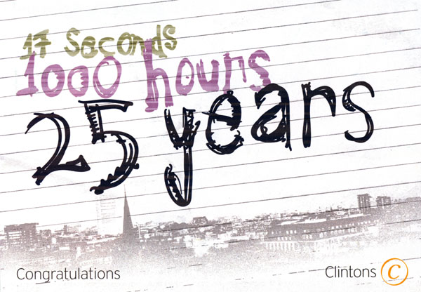 25 Year Cure Anniversary - Clintons