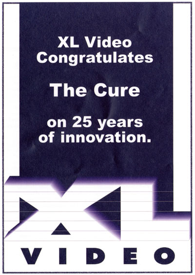 25 Year Cure Anniversary - XL Video