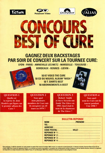 Best Cure Contest