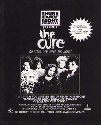 Pay Per View The Cure - On Stage, Off Stage and More