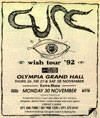 1/1/1992 Wish Tour UK - Series B #1
