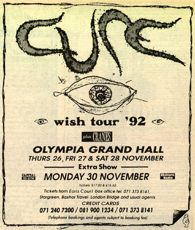 Wish Tour UK - Series B #1
