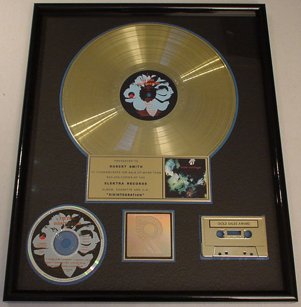 Disintegration Gold (RIAA, Presented To Robert Smith)