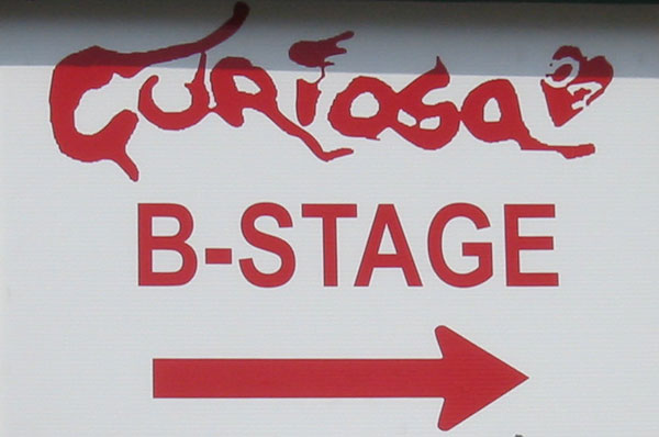 Curiosa Festival - B-Stage Sign
