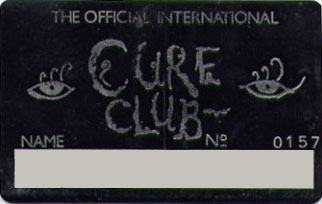 Cure Fan Club Card