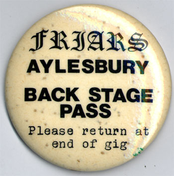 Aylesbury, England (Back Stage) #1