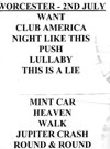 7/2/1996 Worcester, Massachussets #2 (Simon's Setlist)