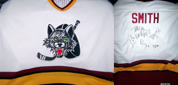 Chicago, Illinois - Robert's Wolves Hockey Jersey