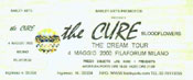 5/4/2000 Milan, Italy (Unused)