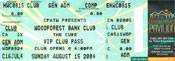 8/15/2004 Spring, Texas (Different  - VIP Club Pass)