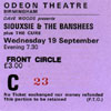 9/19/1979 Birmingham, England (Siouxsie And The Banshees w/Robert) (Different)
