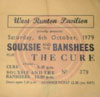 10/6/1979 Cromer, England (Siouxsie And The Banshees w/Robert)