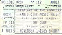 11/1/1985 New York, New York (Different)