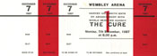 12/7/1987 London, England (Ticket Proof Sheet)