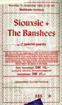 12/12/1982 Hamburg, Germany (Siouxsie And The Banshees w/Robert)
