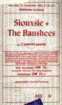 12/12/1982 Hamburg, Germany (Siouxsie And The Banshees w/Robert)
