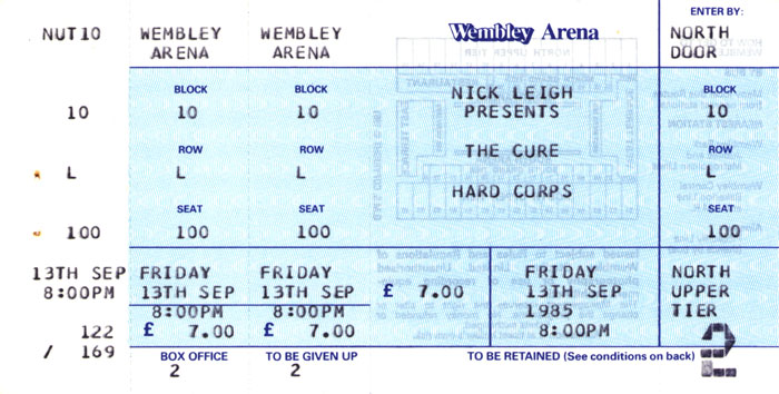 London, England (Cancelled Show, Unused)