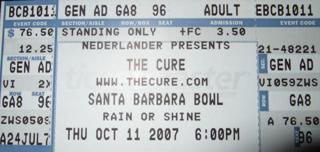Santa Barbara, California (Unused, Rescheduled 5/29/2008)